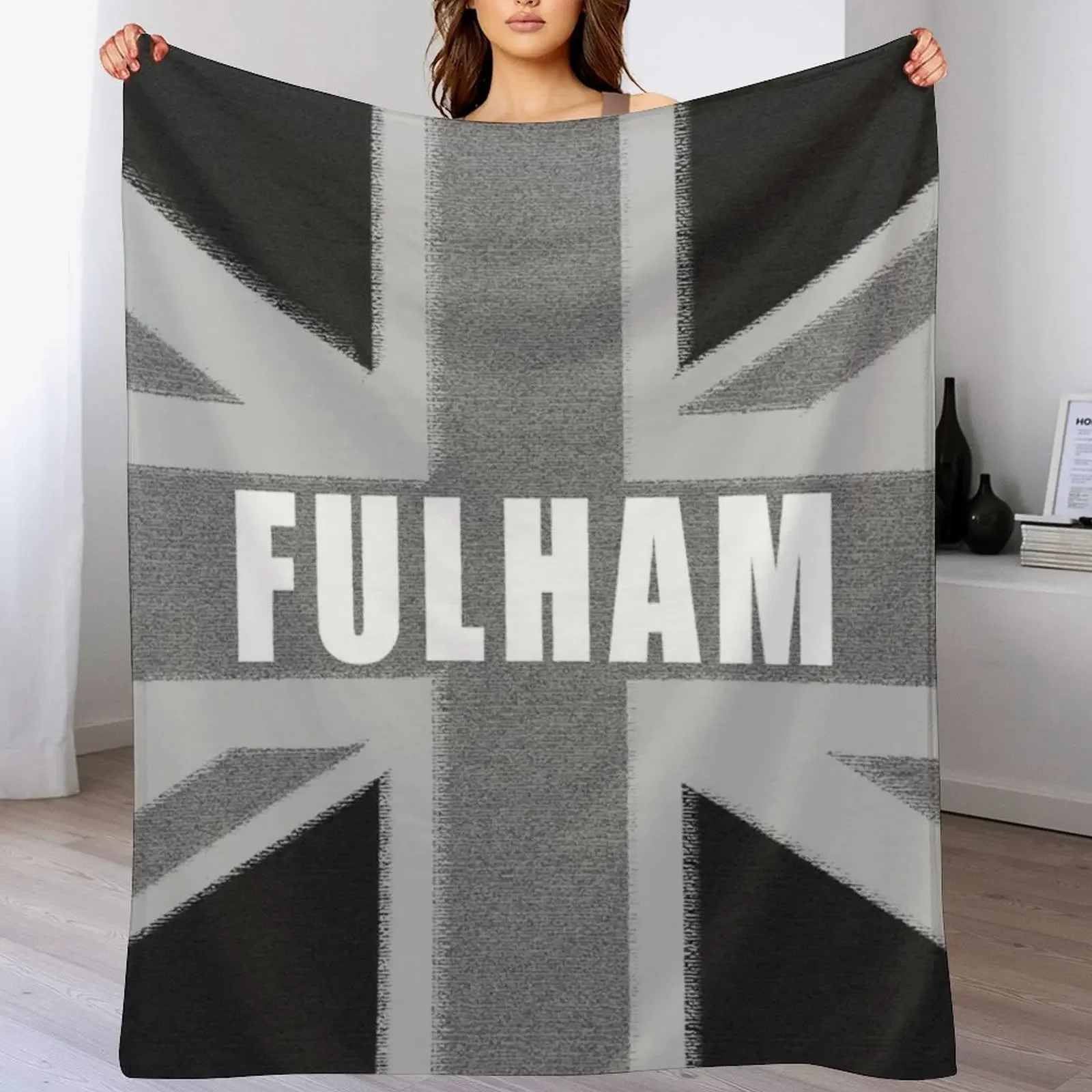 

FULHAM UNION JACK Throw Blanket Summer Beddings Extra Large Throw Polar Thermal Blankets