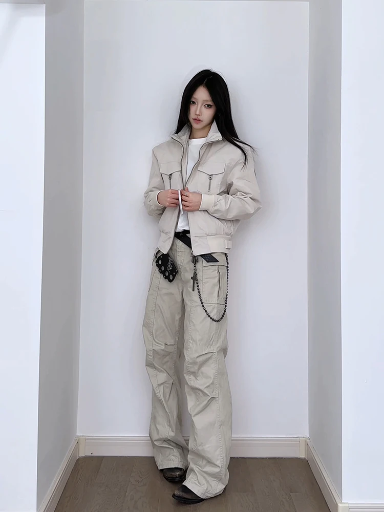 

Cleanfit Men's Casual Work Pants with Large kets American Vintage Waed Straight Leg Loose Fit Breathable Spring Leisure