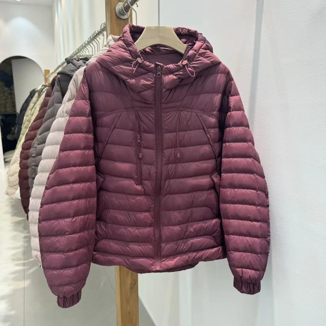 خفيفة الوزن ort Puffer Jaet المرأة مقنعين أسفل معطف 2025 شتاء جديد وصول Tagkita الأبيض دو ريشة ملابس خارجية غير رسمية #3