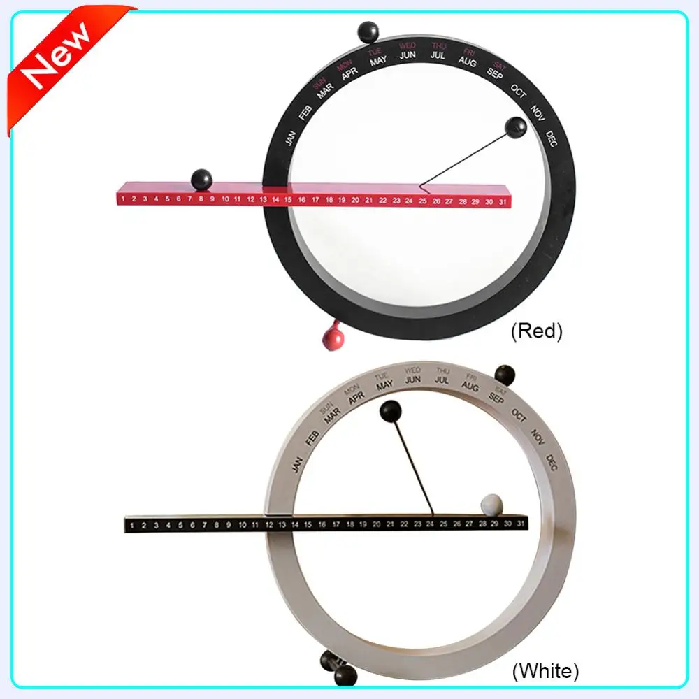 

Magnetic Ball Creative Wall Calendar with Month Week Date Desktop Calendar Decor Novelty Desk Calendar for Home Office Decor