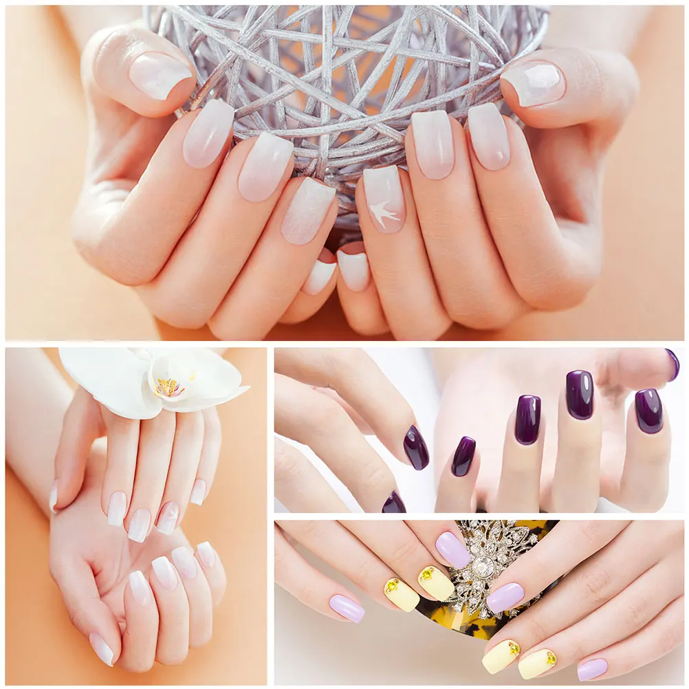 

1000 Pcs Fake Nails Women Tips Plastic French Sticks Artificial Nail Cover ABS Long Lasting Durable Creative Nail Art Supplies
