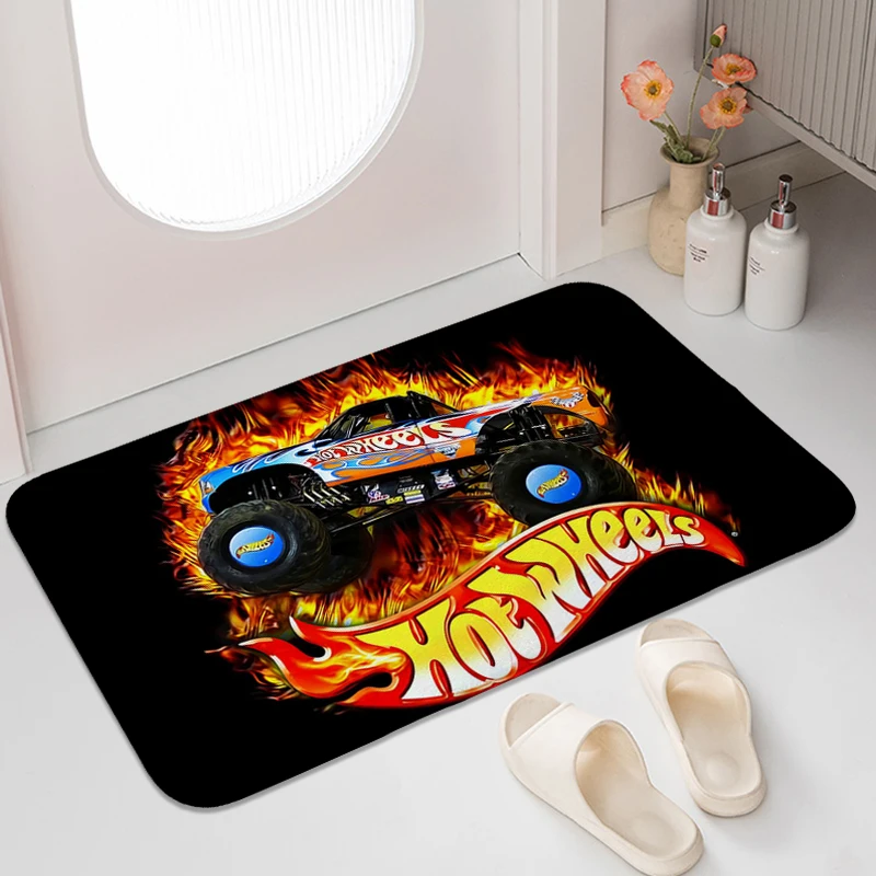 Carpets for Living Room H-Hot W-Wheels Kitchen Bathroom Mat Home Entrance Door Doormat Floor Mats Front Door Custom Bedroom Rug