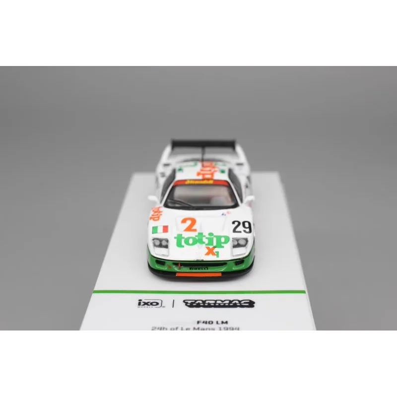 Tarmac Works 1/64 F40 LM, skala 1/64 # 29 24h Le Mans 1994 Metalowy Model Auta Zabawka Odlewany Ciśnieniowo Prezent