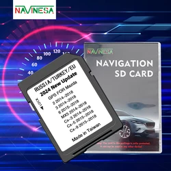 GPS 16GB Navi Card Navigation System 2024 EU Russia Turkey Maps for Mazda 2/3/6/CX3/CX5/CX9/MX5 Car Sat Nav SD Card