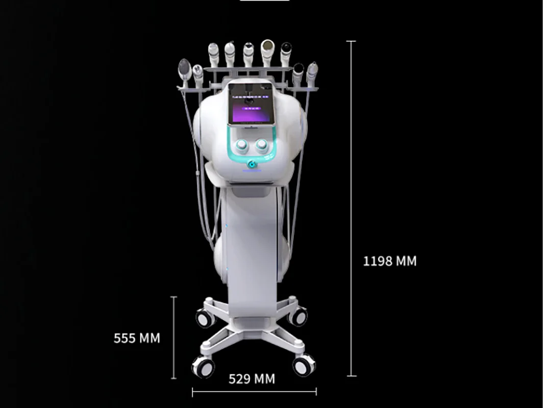 เครื่องจัดการผิว Moji 2.0Pro ครบวงจร ขนาดพกพา สำหรับการฟื้นฟูผิวด้วยระบบ Bubble