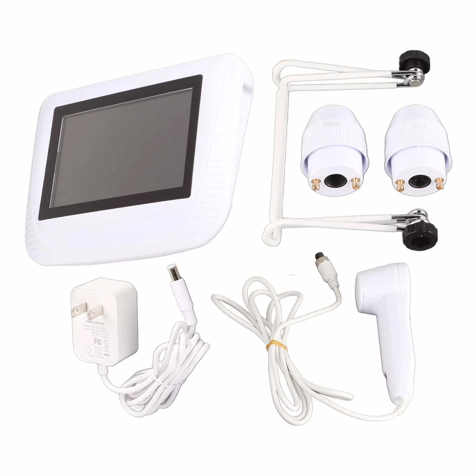 5-Zoll wiederaufladbare Kopfhaut Haarfollikel Öl Feuchtigkeit Vergrößerungsdetektor Analysator Hautpigmenttester Hautpigmenttester