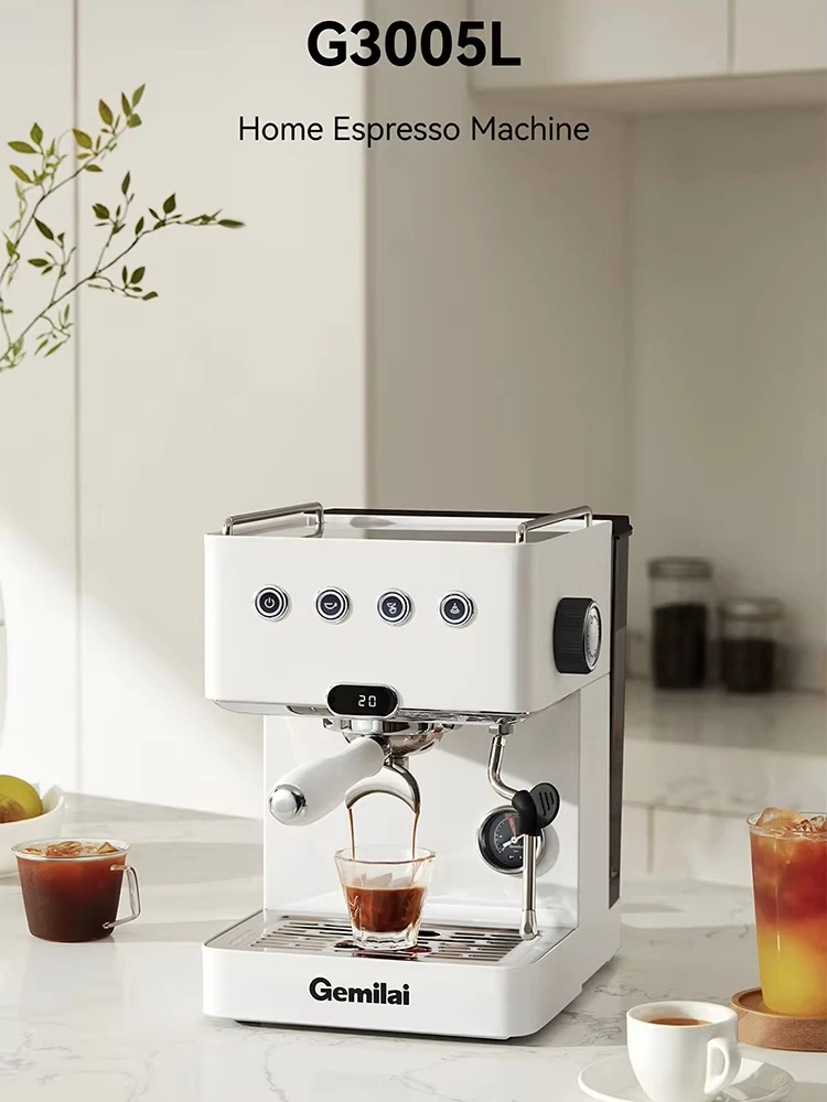 

CAFOVO Gemilai G3005L Professional Espresso Coffee Maker Small Multi-function Cappuccino Italian Semi-automatic Coffee Machine