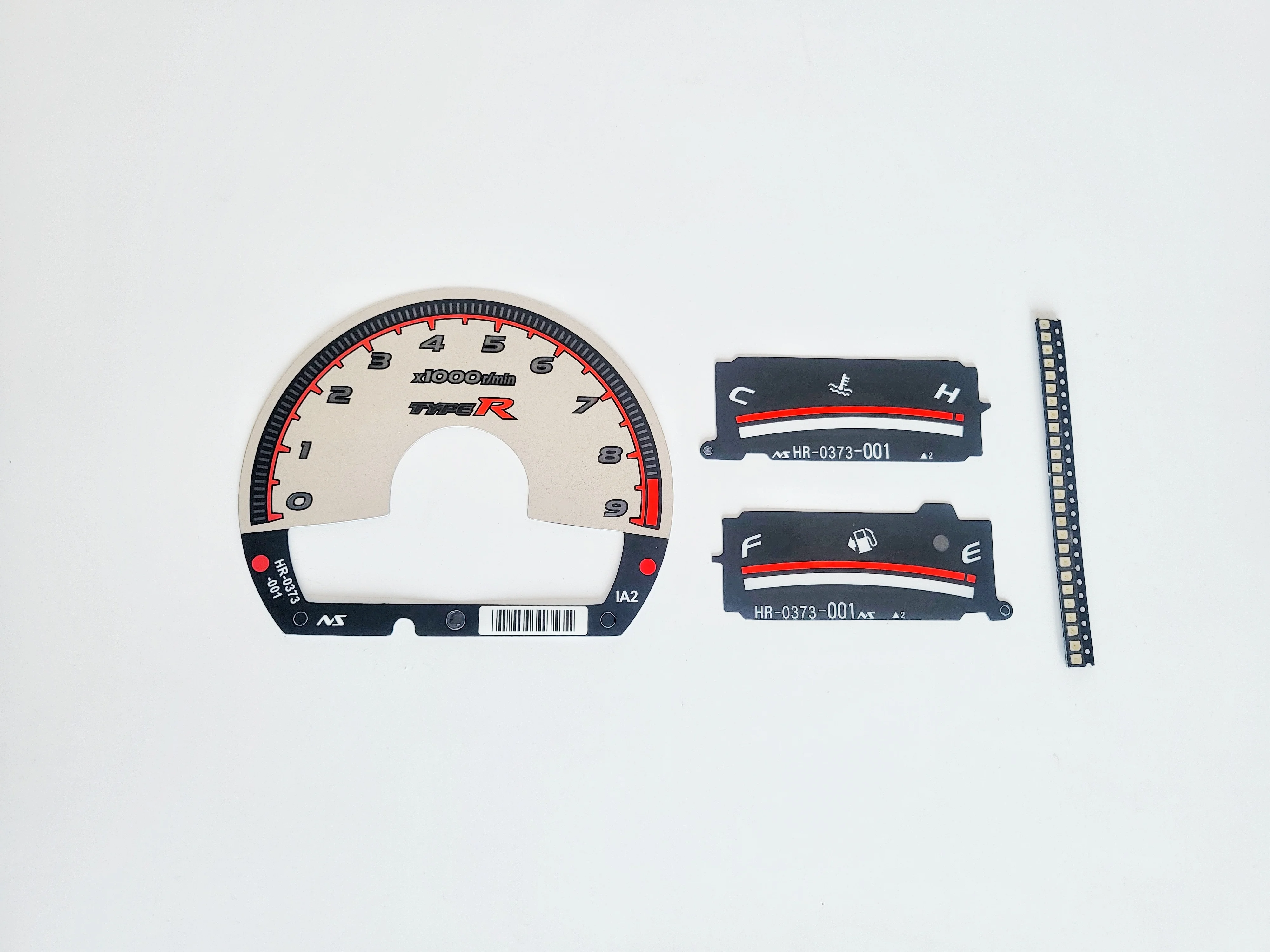 TYPER GAUGE FACES For 8TH GEN CIVIC FD2 STYLE CLUSTER OVERLAY /MUGEN GAUGE FACES/ CIVIC GAUGES