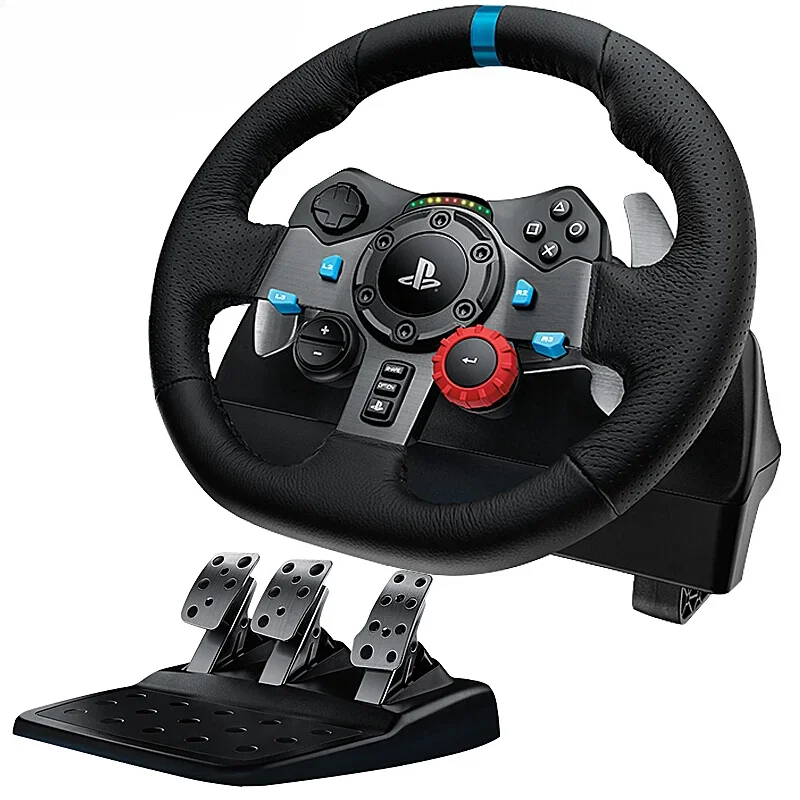 For PS5 game controller  for G29 Driving Force Game Steering Wheel Volante for PS5/PS4/PS3 and PC steering wheel