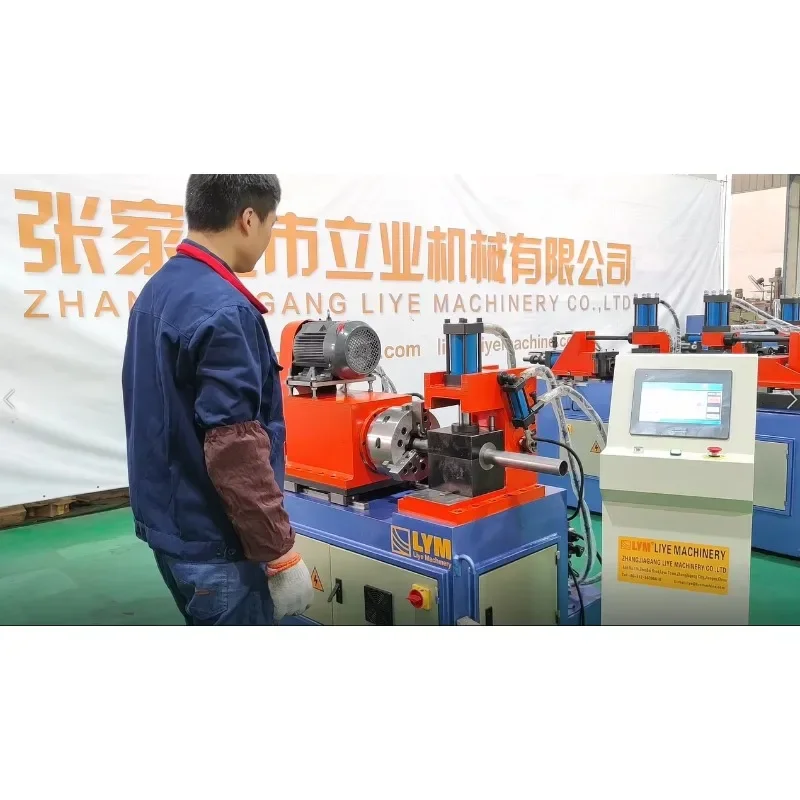 XG60 Roll Pipe Grooving Machine Tube Cutting Slotting Machine Pipe Shrinkage Tube End Forming Machine