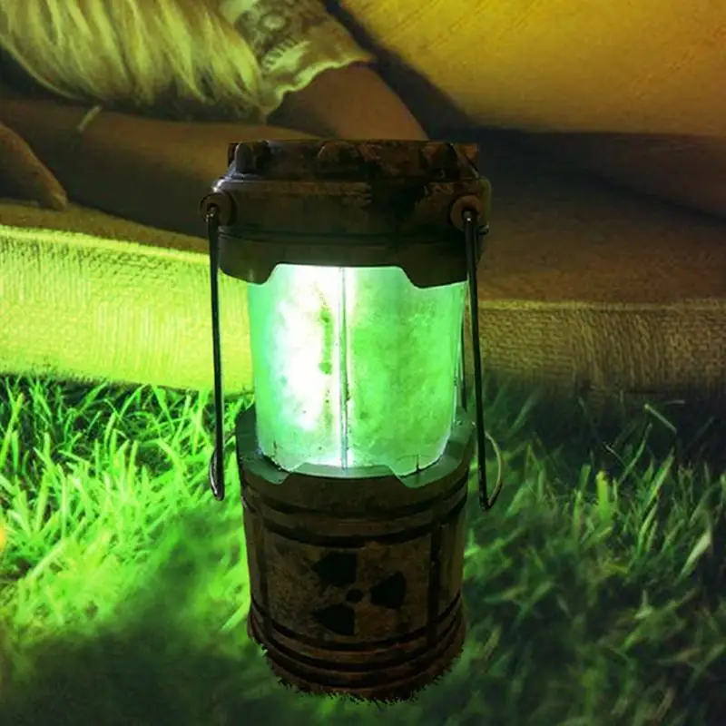 Nuclear Reactor Lantern Gift Mini Handheld Nuclear Reactor Lantern Toy Doomsday Nuclear Reaction Push Simulation Camping Lantern