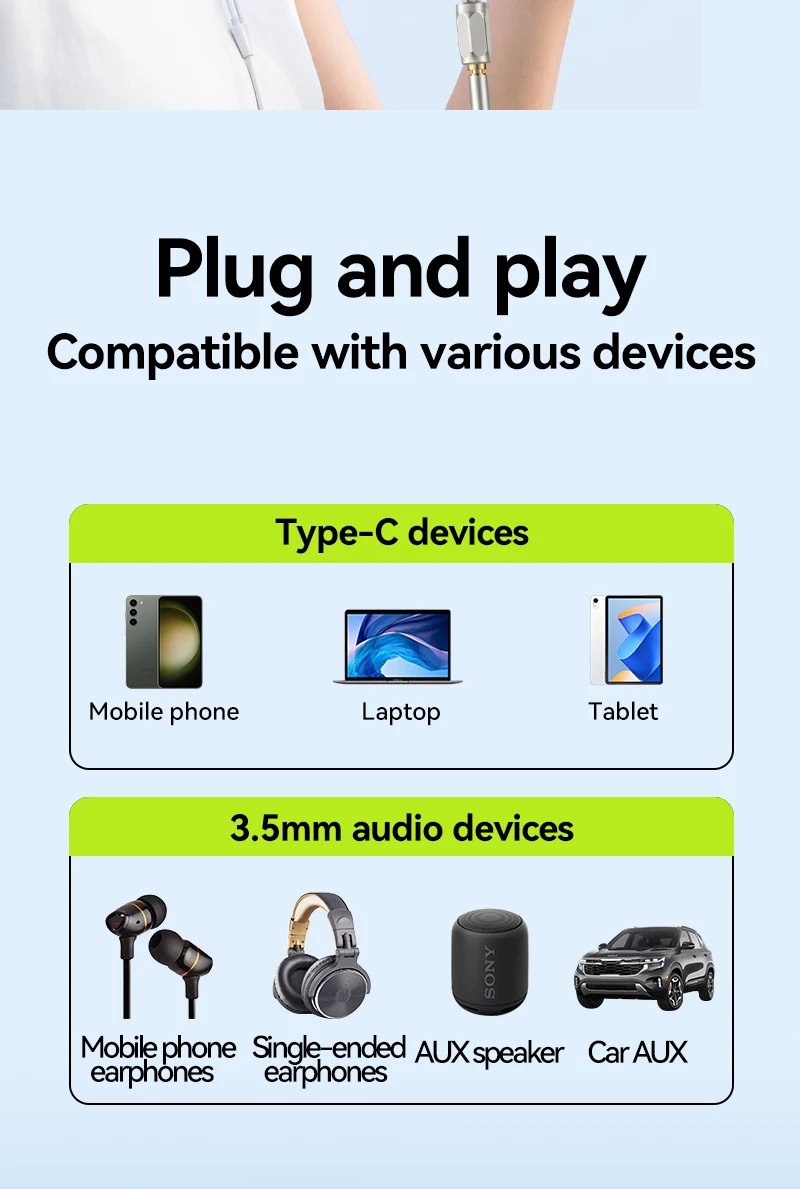 USB C DAC Type-C to 3.5mm Headphoner Amplifier 32Bit 384KHz Dongle DAC KT02H20 HIFI Audio Decoding Adapter Amp