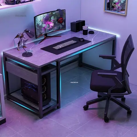 Simple Rental House Workbench Office Desk Bedroom Desktop Computer Desks Home Furniture E-sports Gamer Table Student Study Table