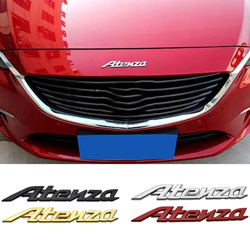 

Metal Car Front Hood Emblem Sticker for Mazda Atenza Logo Styling Rear Trunk Badge Decal