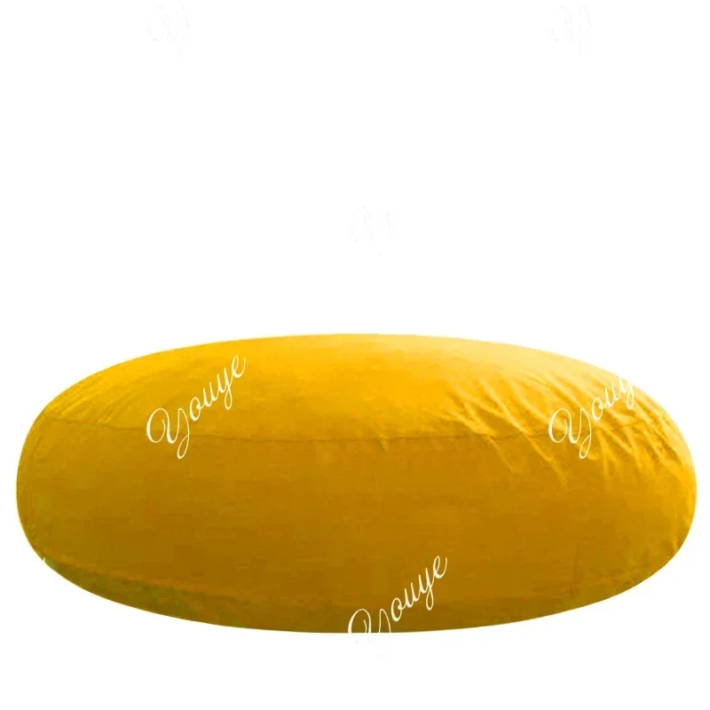 MX Large Velvet Green Sofa Yellow Bedroom Washable Double Floor Filling Puffs Bean Bag Lazy Sleeper Adults Canape Salon Furnitur