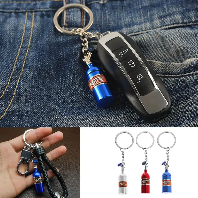 652F Universal Metal for Key Ring Durable for Key Chain Holder Keyfob For NOS Nitrgen Bottle Car Styling Fashionable