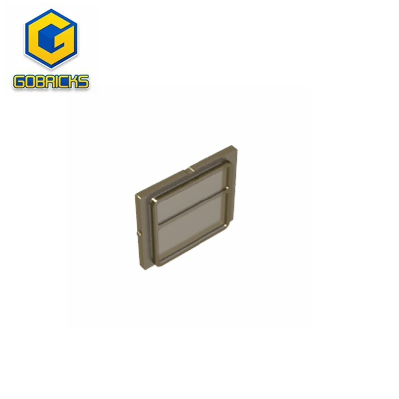 

Стеклянное стекло gobrick для окна поезда 1x4x3, совместимое с lego 4034, модифицированные детали технических строительных блоков