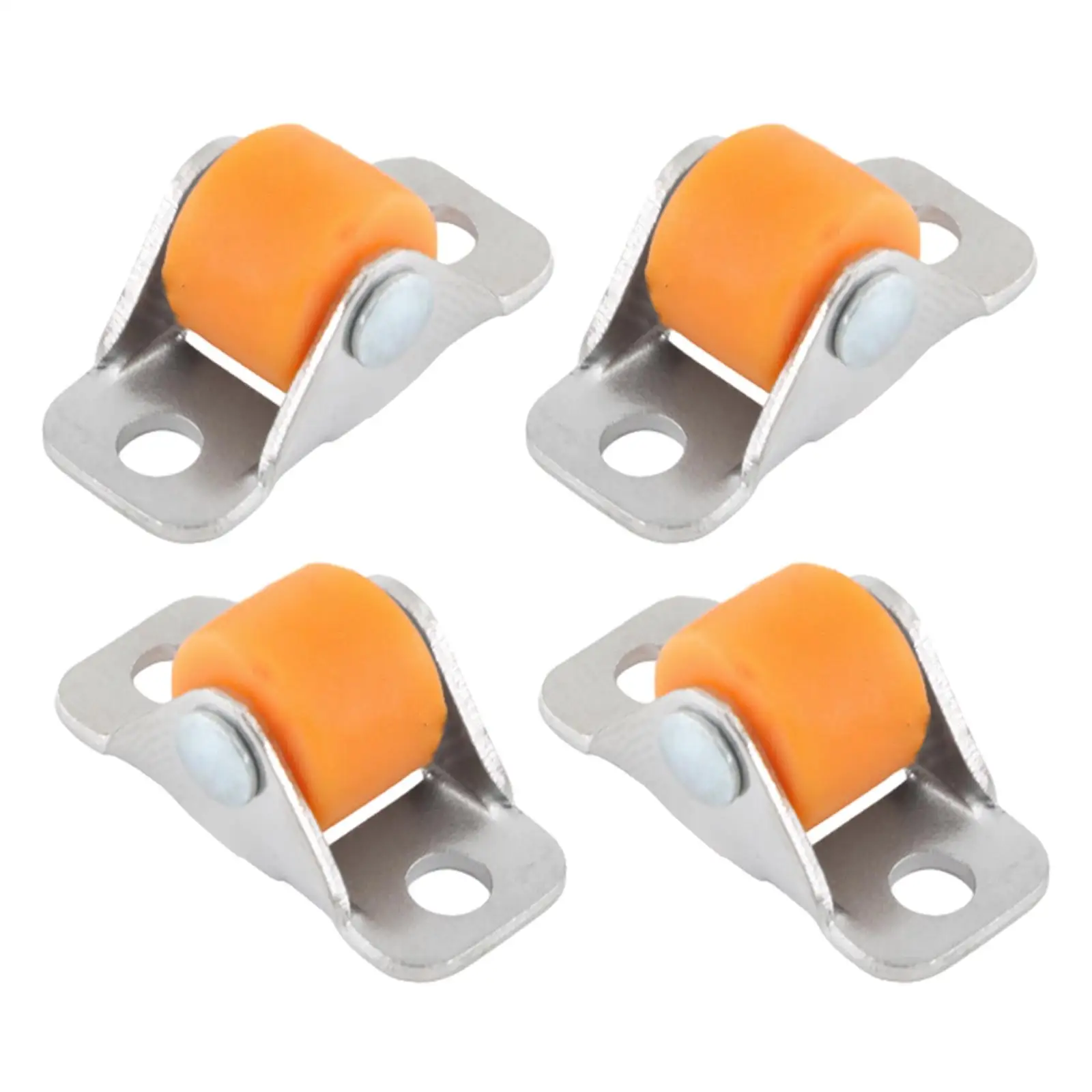 

4 Pieces Sliding Door Pulley Small Wheel Castors for Shelves Table Cupboard