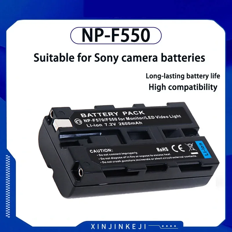 

NP F550 2600mAh decoded Camera Battery for Sony NP-F550 NP-F570 Digital Battery for NP F550 NP F570 NPF550 NPF570 Camera