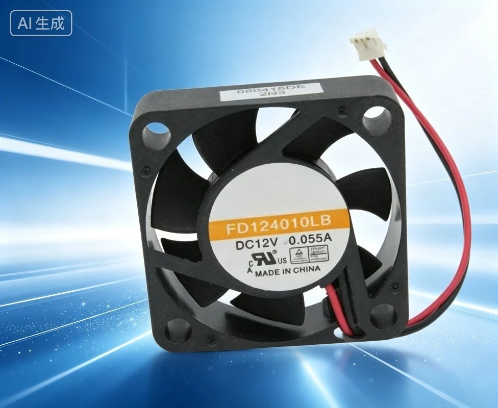 2PCS Silent Set‑Top Box Cooling Fan For Y.S.TEC FD124010LB 4010 4CM 12V 0.055A