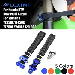 Motocycle CNC Front Rear Rescue Pull Strap Sling Belt For Honda KTM Kawasaki Suzuki Yamaha YZ250X YZ450X YZ250F YZ450F 125-500