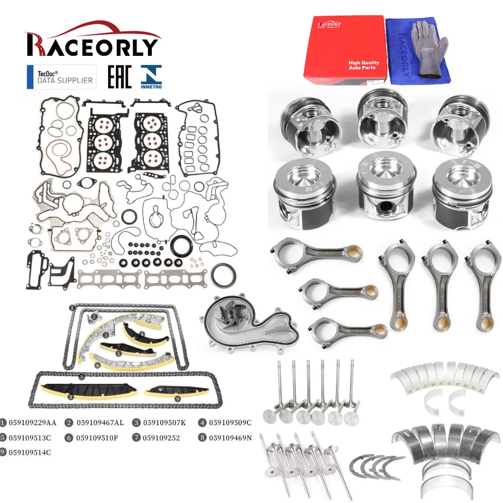 

RACEORLY Engine Rebuild Kit STD For VW Touareg Q7 Porsche Cayenne 3.0 TDI CRCA