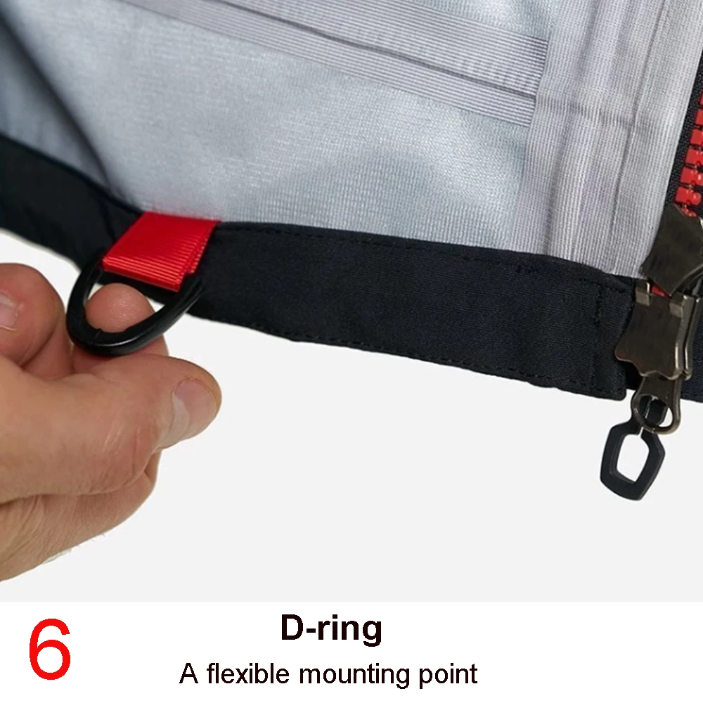 Wasserdichte Windjacke für Herren, Outdoor-Sport-Hardshell-Jacke zum Angeln, Kajakfahren, Segeln, winddichter Regenmantel zum Bergsteigen – Detail 18