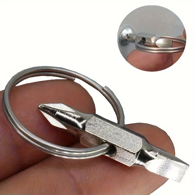 

1pc/ Keychain Screwdriver Tool Gift, Men's Christmas Gift, Screwdriver Drill With Cross