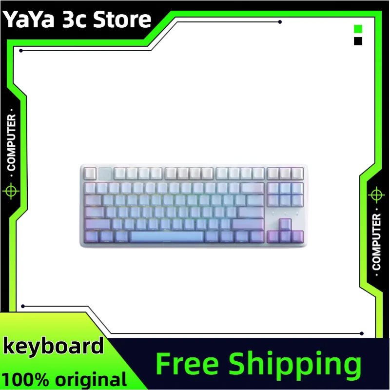 

Irok Na87pro 87-Key Wireless Mechanical Keyboard Magnetic Axis Switch Bluetooth Connection Office Gaming Accessories Keyboard