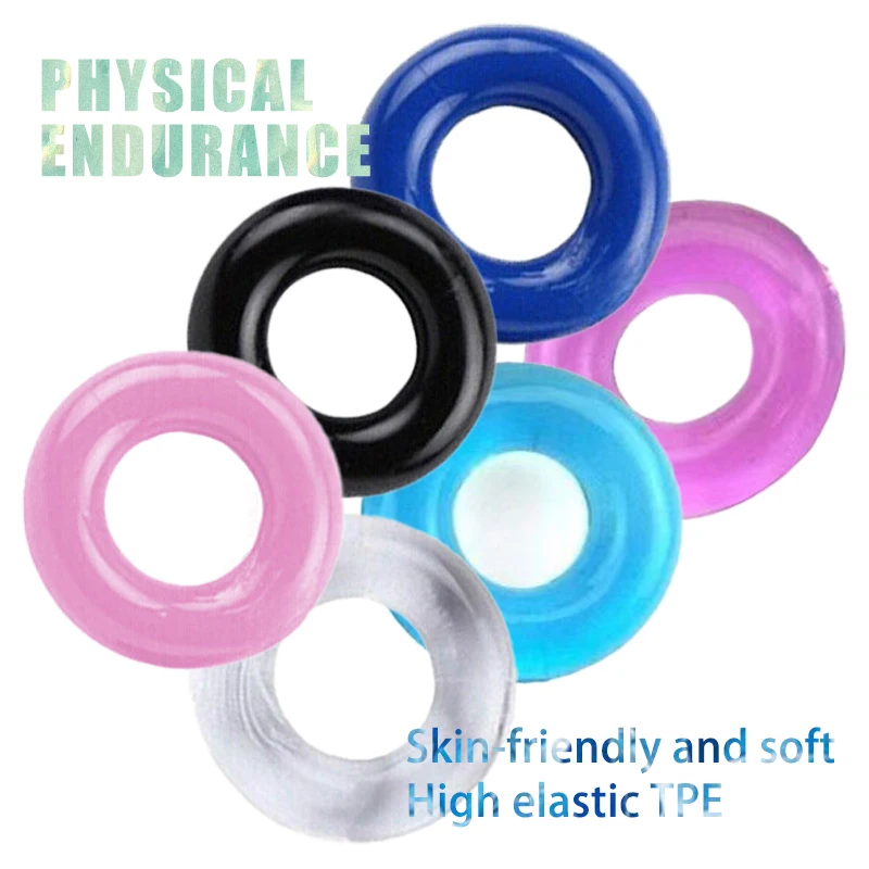 3 Pcs/Set Cock Penis Ring Bead Penis Ring Male Delay Ejaculation Lasting Silicone Erection Ring Sex Toys For Men Adults