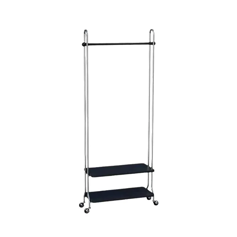 

Modern simple stainless steel hanger householdl hanger bedroom storage rack removable coat