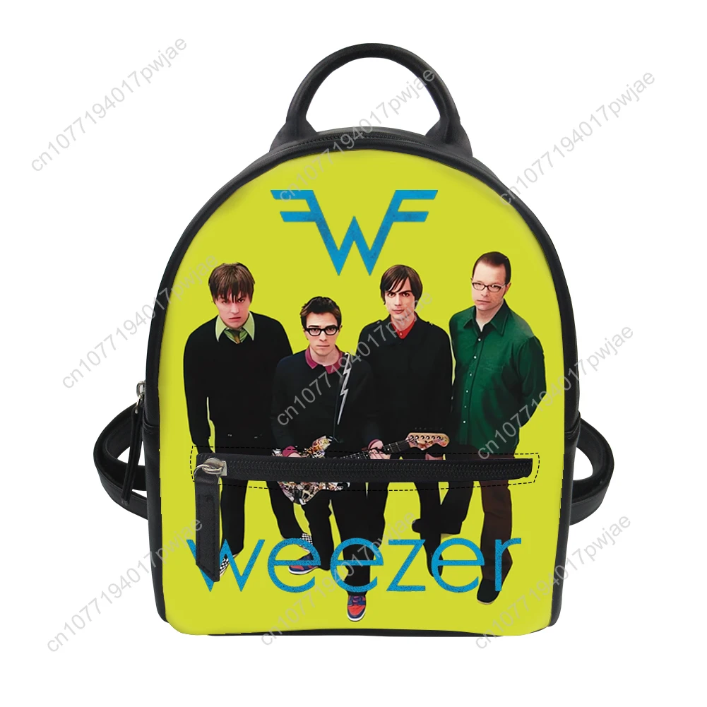 

Weezer Rock Band Custom Mini Small Backpack Purse Carter Schoolbags Double Shoulder Bag Mini Daypack Bag