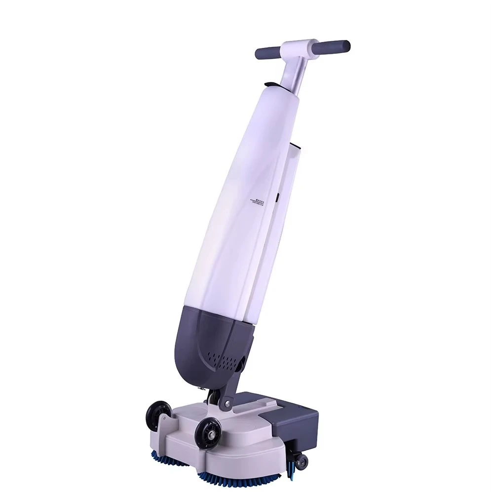 Dual Brush Floor Scrubber for Hotels and Shops Vacuum Clean Sweeper for Factory Use Tool for Commercial Settings