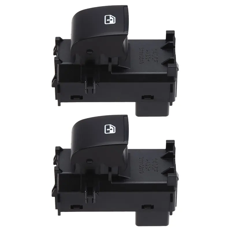 Ensemble de commutateurs de vitres électriques 84810-0E050, 2 pièces, pour Toyota Highlander 15-20 Camry 11-17, bouton de levage de vitre arrière 848100E050