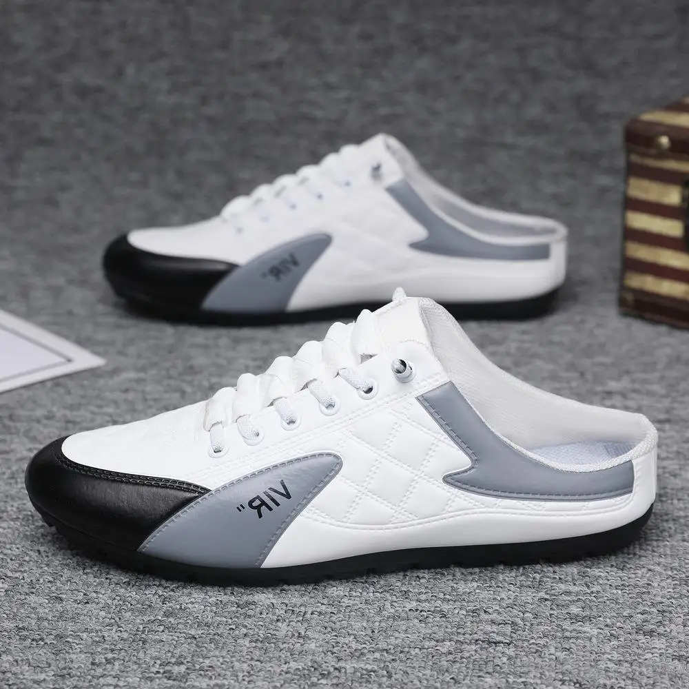 الكلاسيكية نصف النعال منخفضة أحذية مسطحة للرجال الراحة الرجال أحذية رياضية ربيع الخريف الذكور حذاء كاجوال تنفس Tenis Para Hombre