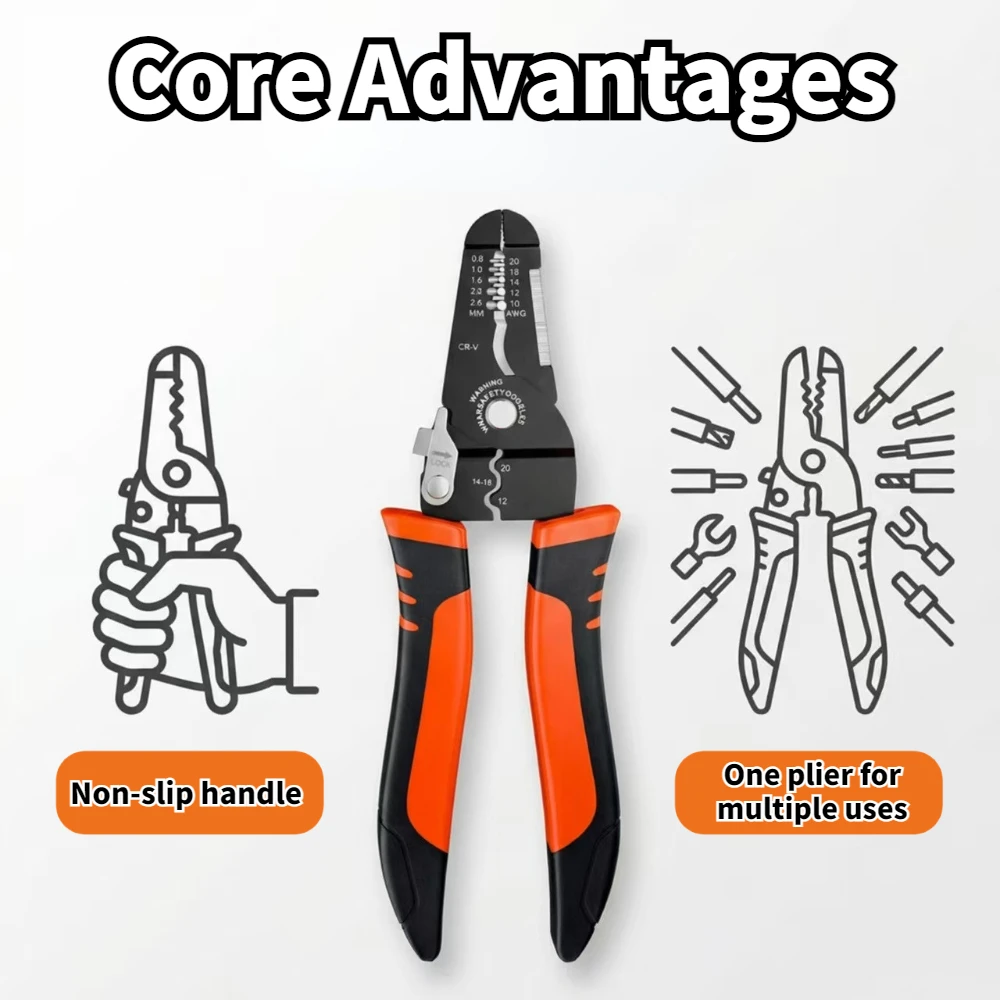Wire Cutter Wire Stripper Crimper Wire Stripping Tool Cable Stripper Wiring Tools Wire Crimping Tool