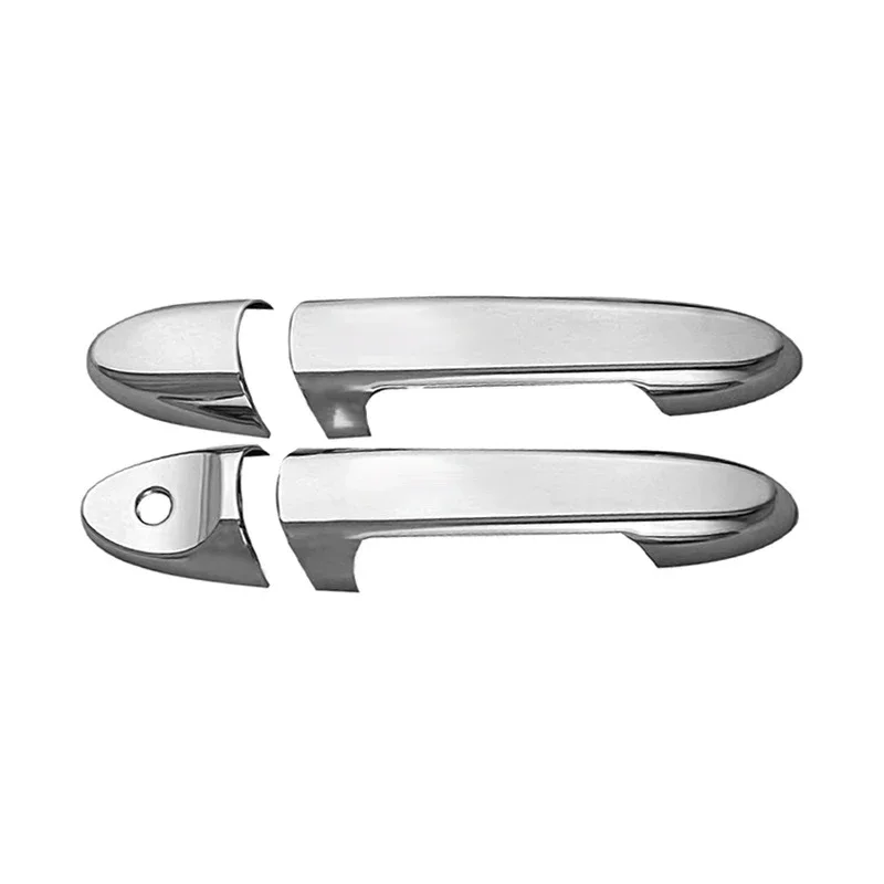 Door Handle Cover Carbon Fiber Chrome For Ford Escape MK1 MK2 2001-2012 2002 2003 Sticker Anti-scratch Trim Set Car Accessories