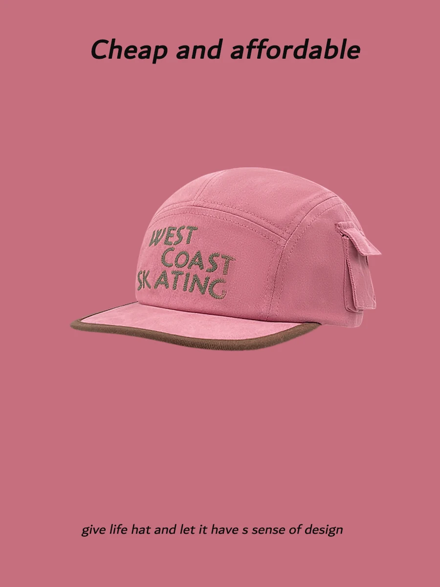 

Outdoor hat baseball hat women's spring summer flat brim cap tooling hat