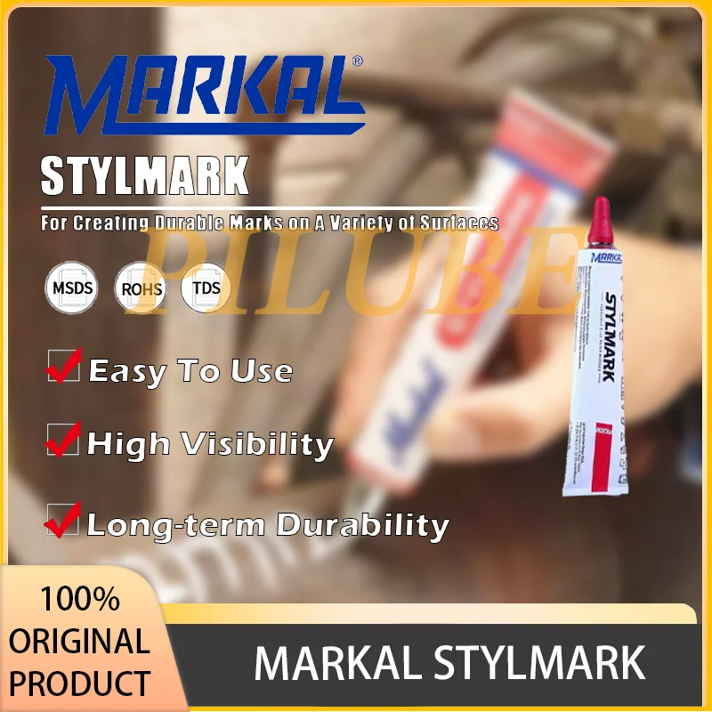 MARKAL STYLMARK Pasta de marcado industrial Producto original duradero de alta visibilidad