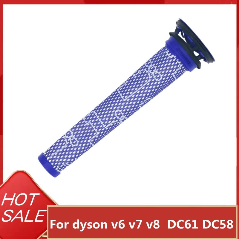 1-teilige Filter ersetzen für Dyson v6 v7 v8 dc62 dc61 dc58 dc59 dc74 Staubsauger filter Teile-Nr. 61702-01 fette Filter