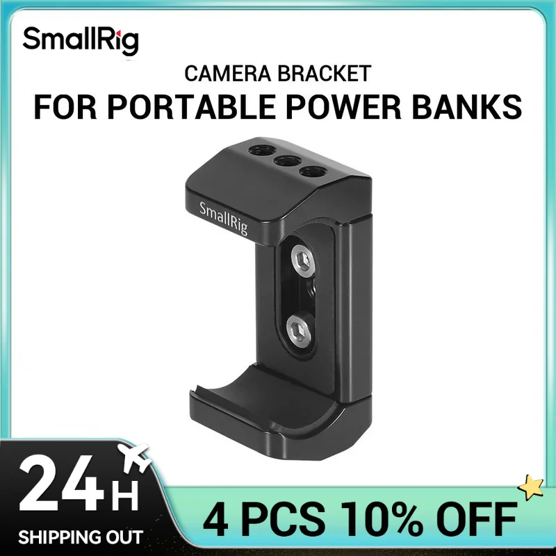 SmallRig Camera Bracket Power Bank Clamp Holder fr Przenośne powerbanki do powerbanków o szerokości od 51 mm do 87 mm 2336