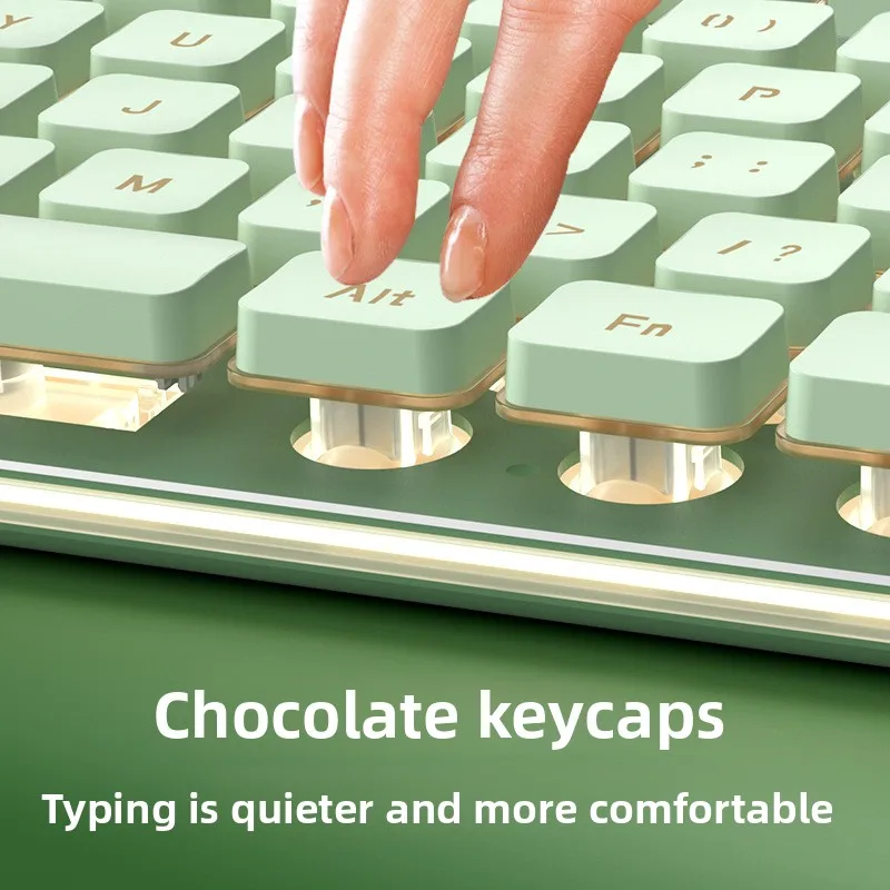 L1 mechanical feel silent wireless keyboard desktop notebook e-sports game office backlit wired keyboard