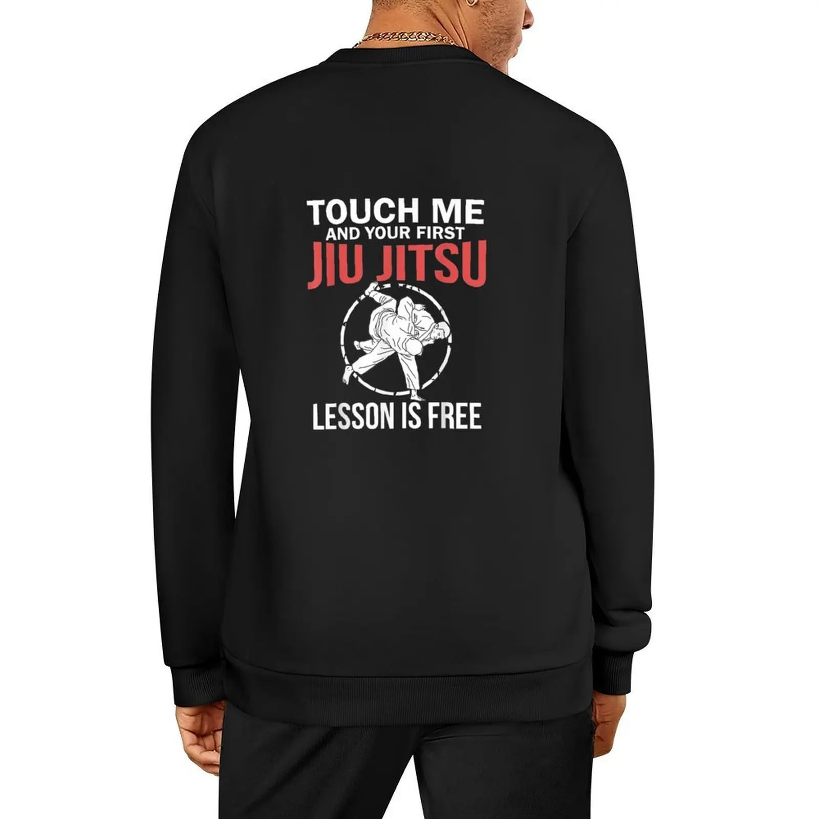 

Jiu Jitsu s Funny Touch Me Mens Brazilian Jujitsu Pullover korean clothes men's clothes men clothing men sweatshirt