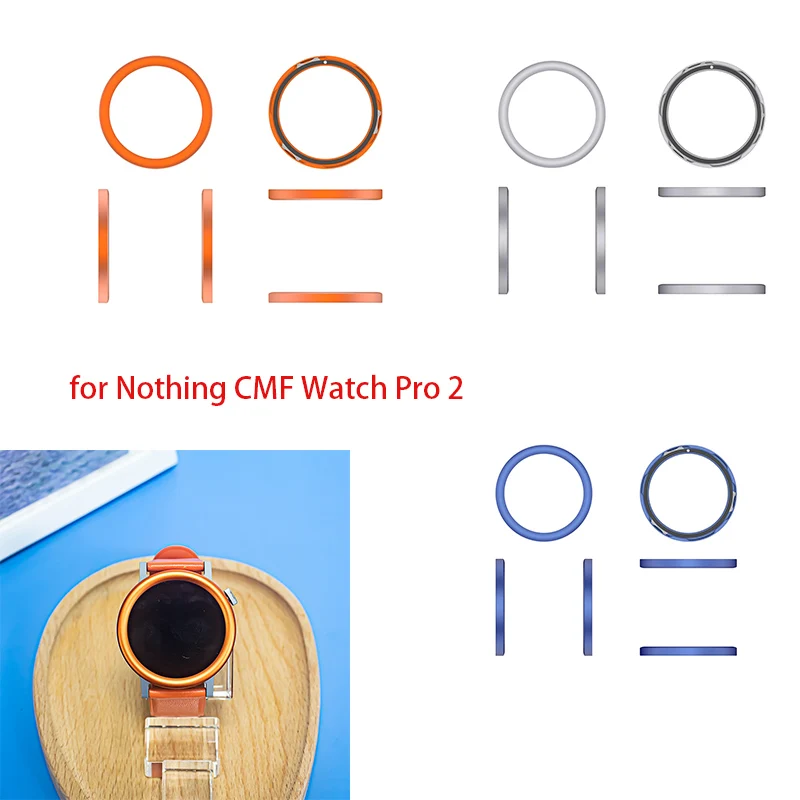 

Metal Bezel Ring For CMF Watch Pro 2 Anti Scratch Screen Frame Protector Case For CMF by Nothing Watch Pro2 Shell Hard Cover