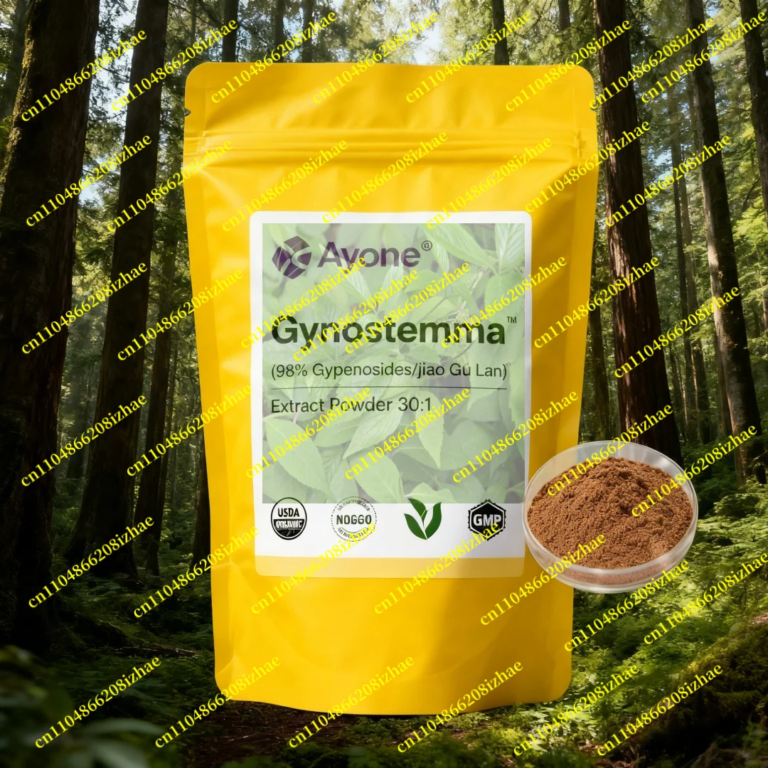 Embalaje de bolsa de papel de aluminio Jiaogulan personalizado de fábrica Gynostemma 30/1 para distribuidores globales