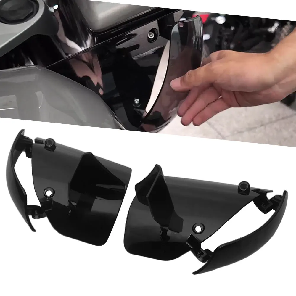 

Motorcycle Adjustable Front Side Wings Wind Air Deflector Fairing Fit For Harley Touring Road Glide 2023-2026 Accessroies