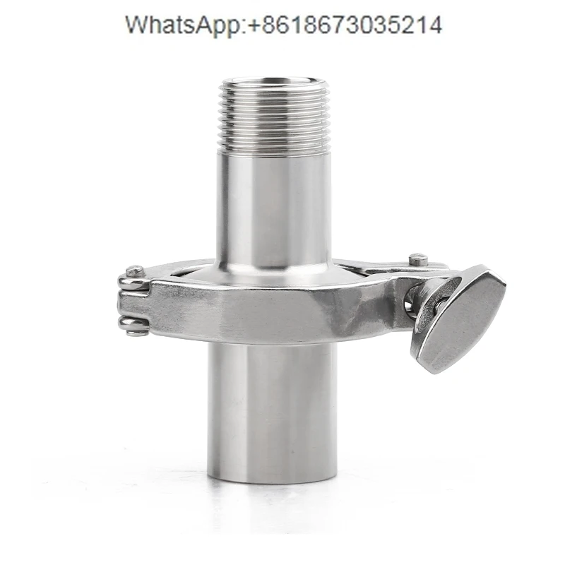 304  quick-loading inner and outer wire set, sanitary quick-connecting chuck, thread joint, clamp, quick thread buckle.