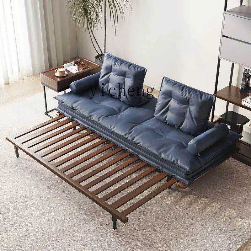 

HYS sofa bed modern small apartment retractable sofa living room sitting and sleeping double sofa bed