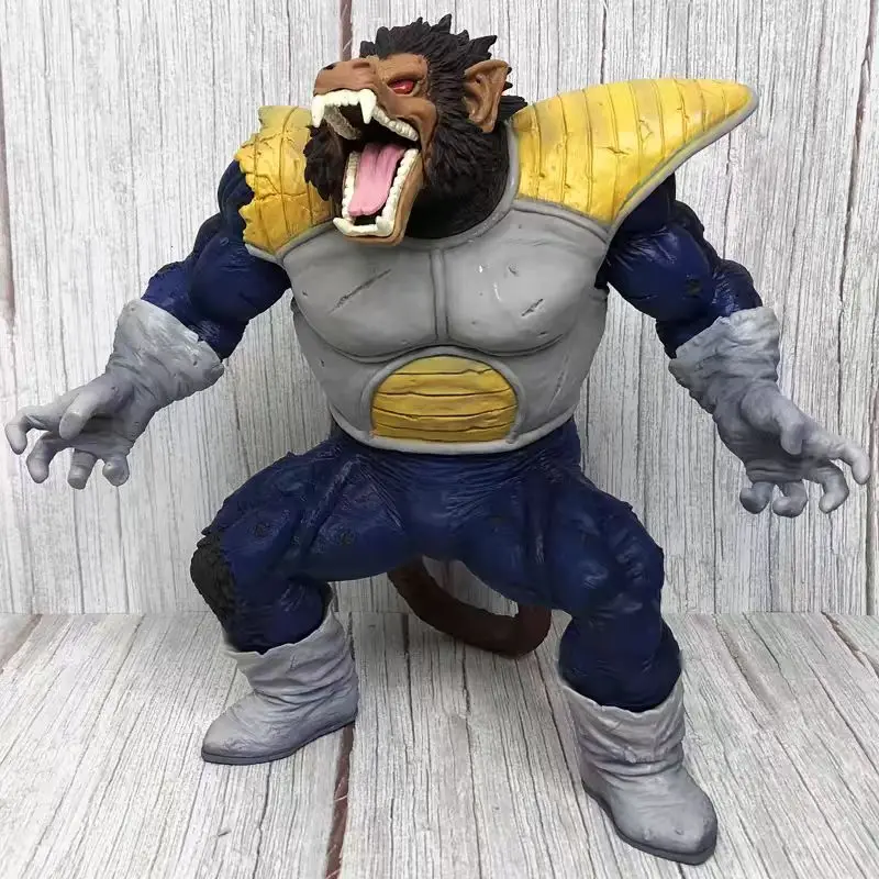 Genuíno dragon ball z greta macaco vegeta macaco figura de ação vegeta anime estatueta estátua coleção modelo brinquedo presentes em estoque