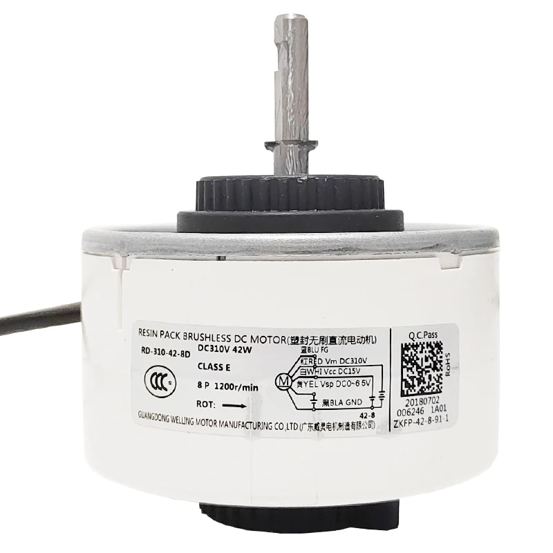 

Suitable for Oaks variable frequency air conditioning DC motor DC310V RD - 310-42-8 D indoor motor fan